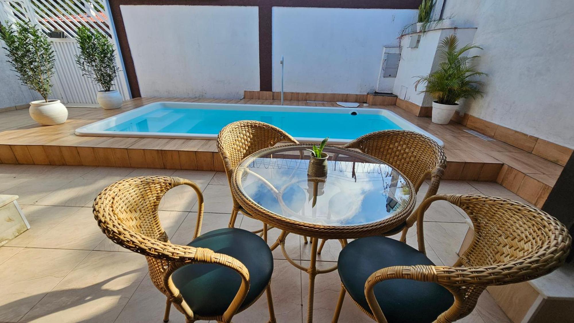 Linda Casa Com Piscina - Praia Do Pernambuco - Guarujá Zewnętrze zdjęcie